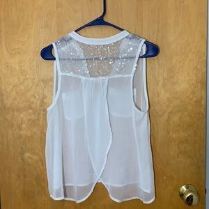 Hollister Sequence open back sheer tank